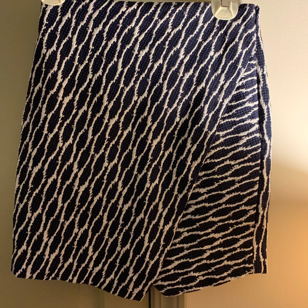 Faux wrap skirt